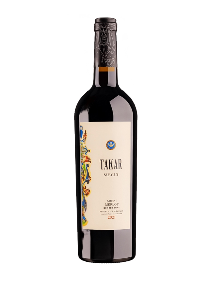 Takar Areni Merlot Red Dry Wine 750ml