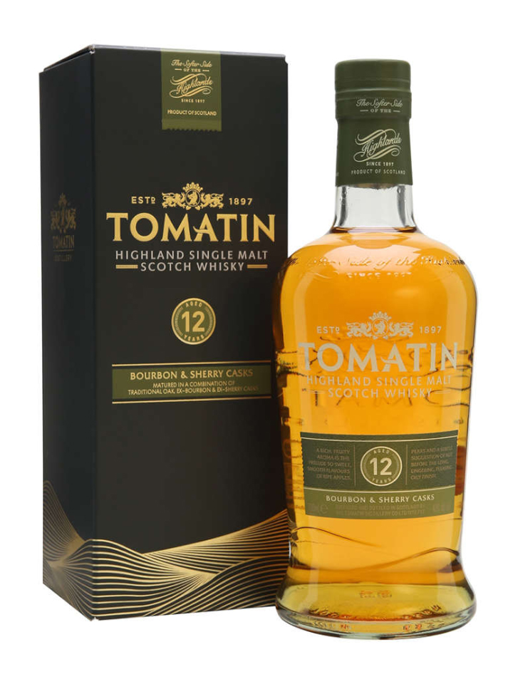 Tomatin 12 Y.O 700ml+TB